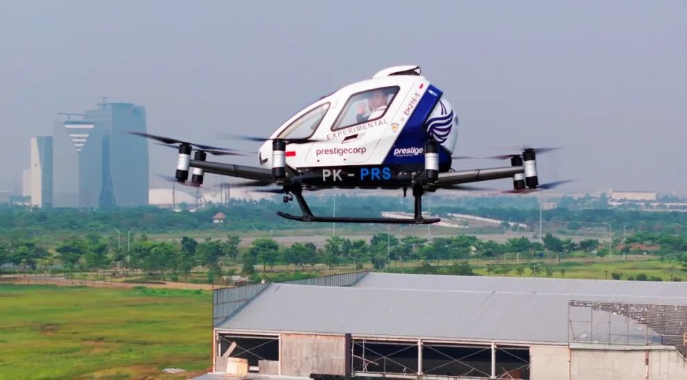 In June, EHang announced the first passenger-carrying flight of its EH216-S autonomous eVTOL in Indonesia.